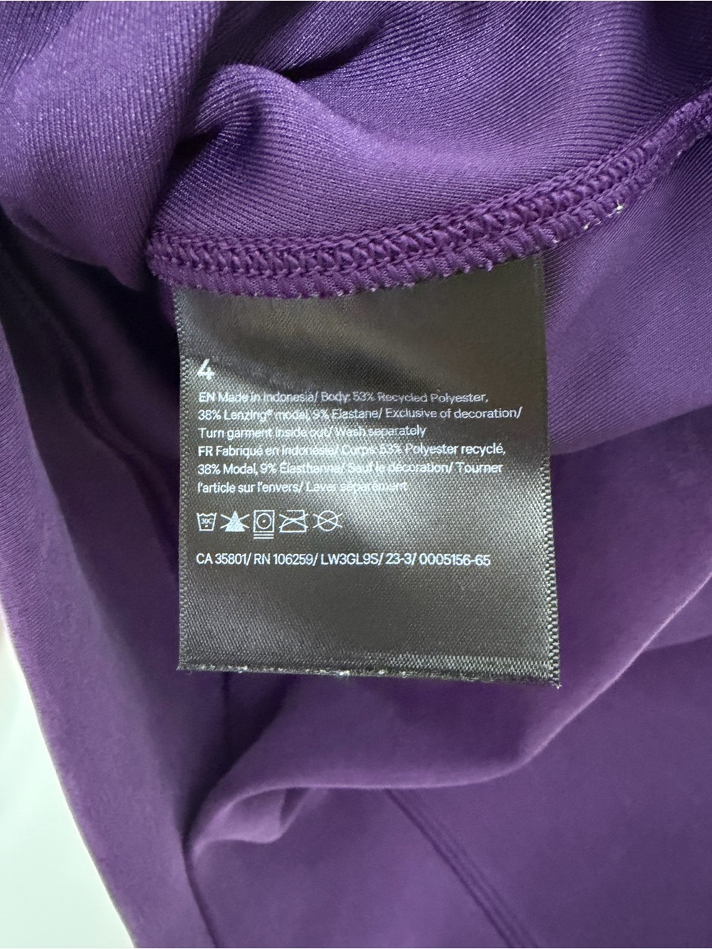 Lululemon Women’s Softstreme Perfectly Oversized Crewneck Sweatshirt Purple *t - Picture 10 of 11